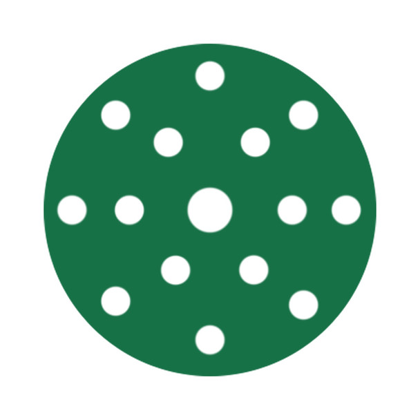 RUPES PROCUT Film Abrasive Discs 150mm (6") - 15 Holes - P40 Grit *Box of 50pcs [9.45FD040]