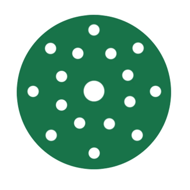 RUPES PROCUT Film Abrasive Discs 125mm (5") - 17 Holes - P180 Grit *Box of 50pcs [9.45FC180]