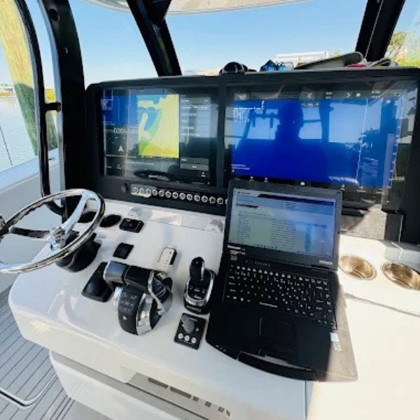 Electronic and electrical boat upgrade in St. Pete Florida