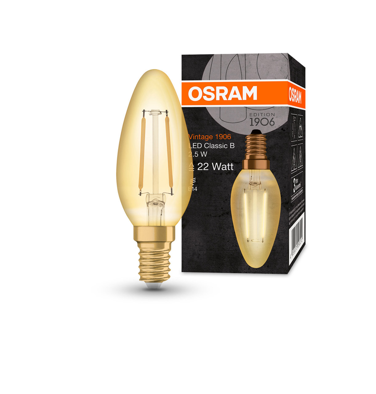 Shop OSRAM Osram Classic Class Bulb, 240V, 40W - E14SES