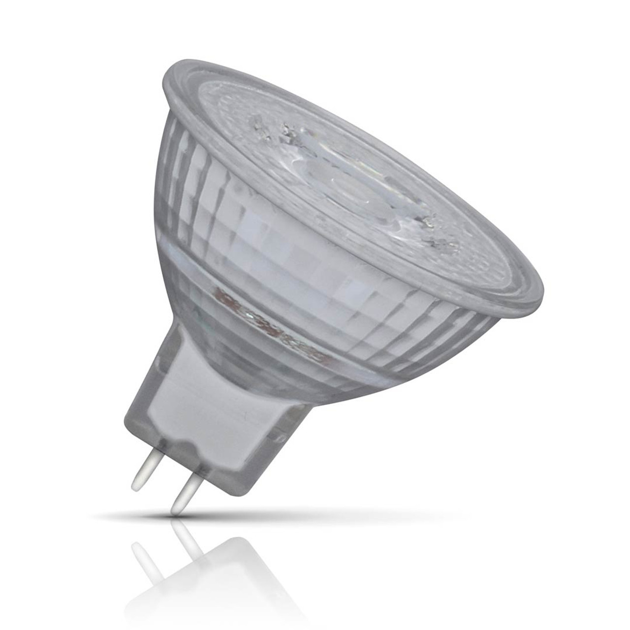 Crompton Lamps LED MR16 Bulb 5W GU5.3 12V Warm White 36° Clear (35W Eqv)