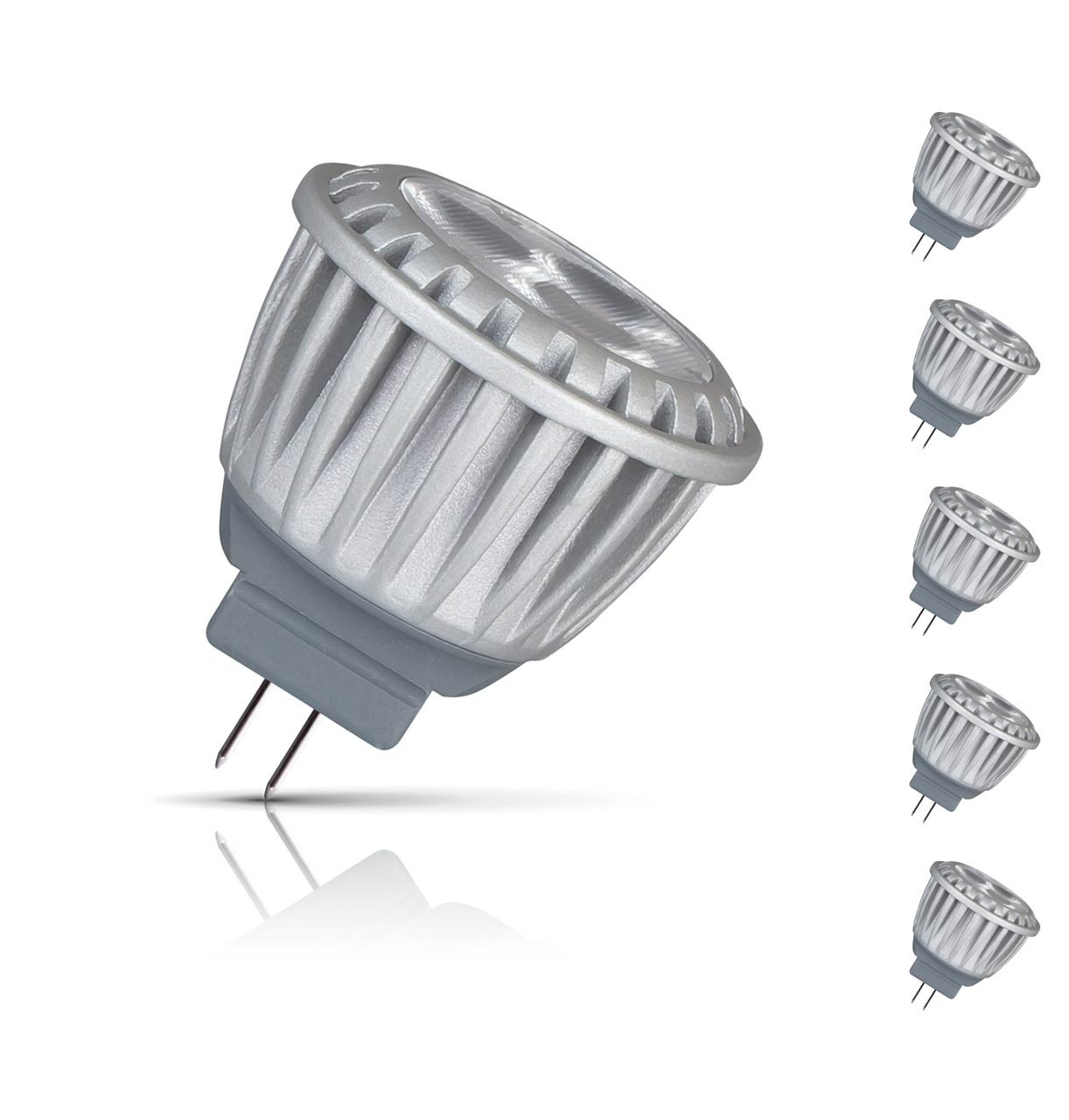 Crompton LED MR11 4W GU4 12V 5-Pack 2700K 35W | SimplyLED