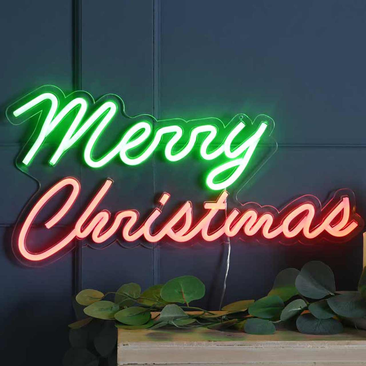 Festive 50cm LED Neon Flex MERRY CHRISTMAS | SimplyLED
