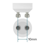 Red Arrow Fixed Downlight Fire Rated GU10 Brass