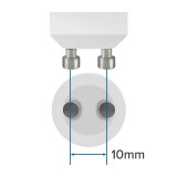 GU10 2-pin Twist and Lock Cap