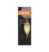 Osram Candle LED Light Bulb Filament E14 2.5W (22W Eqv) Warm White Flame Tip Image 2