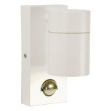 Zinc LETO Outdoor Downlight with PIR Textured White 2