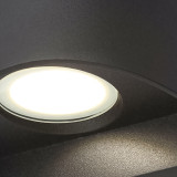Zinc MANU 8W LED Outdoor Up and Down Wall Light Black 2