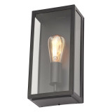 Zinc MINERVA Outdoor Box Lantern Black 2