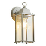 Zinc ERIS Outdoor Wall Lantern Dove Grey 2