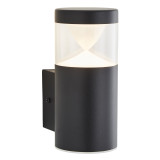 Zinc LED Wall Light 4W Warm White POLLUX Black Image 2