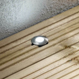 Zinc OHIO Outdoor Circular Decking Light - Daylight 2