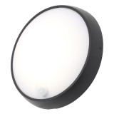 Coast Cano 15W LED Large Round Bulkhead With PIR Sensor Black 2