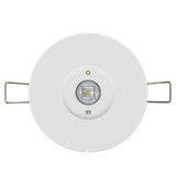 Phoebe LED Emergency Recessed Spot 1W Round Lens and Corridor Lens Krios 2