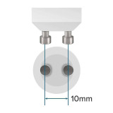 GU10 10mm twist and lock