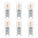 Crompton G9 Capsule LED Light Bulb 2.5W (25W Eqv) Warm White 6-Pack Opal 1