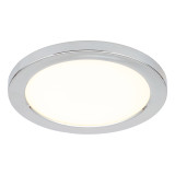 Spa 217mm Tauri LED Flush Ceiling Light Ring Chrome 2