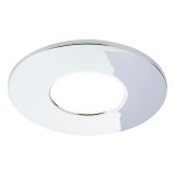 Spa Rhom LED Fire Rated Downlight 8W Dimmable IP65 Tri-Colour CCT Chrome 2