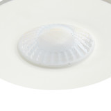 Spa Rhom LED Fire Rated Downlight 8W Dimmable IP65 Tri-Colour CCT Matt White 5