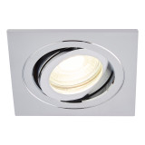 Spa Cali Square Tiltable Downlight Chrome 2