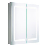 Spa Hym LED Illuminated Bathroom Mirror Cabinet 34W with Shaver Socket and Demist Pad 2