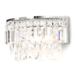 Spa Pro Bresna Wall Light Crystal Glass and Chrome 2