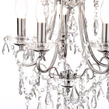 Spa Pro Annalee 385mm 5-Light Chandelier Crystal Glass and Chrome 3