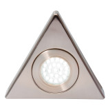 Culina Fonte LED Triangular Under Cabinet Light 1.5W Daylight Opal and Satin Nickel 2