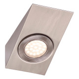 Culina Lago LED Wedge Under Cabinet Light 1.5W Warm White Opal and Satin Nickel 2