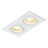 Inlight Pasto Double Ceiling Downlight White 2
