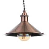 Inlight Rigel 236mm Diner Lamp Shade Antique Copper 2