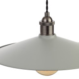 Inlight Rigel 360mm Diner Lamp Shade Matt Grey 3