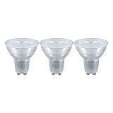 Crompton GU10 Spotlight LED Bulb 4.5W (50W Eqv) Warm White 3-Pack 35°