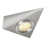 NxtGen Georgia Triangle LED Under Cabinet Light 1.8W (3 Pack) Warm White 65° Brushed Nickel 2