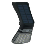 Zink BLACKHALL 2.5W LED Solar Wall Light with PIR Sensor Black 1