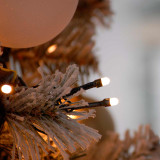 Festive Indoor & Outdoor 7ft Christmas Tree Glow-Worm Lights 1000 Warm White LEDs
 2