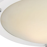 Firstlight Rondo LED 31cm Flush Ceiling Light 12W Warm White in Matt White and Opal Glass 2
