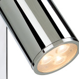 Firstlight Orion Modern Style LED Wall Spotlight 4W with On/Off Switch Warm White Chrome 2