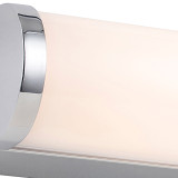 Firstlight Bravo Modern Style LED 30cm Light Bar 8W Warm White in Chrome and Opal 2