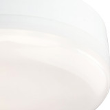 Firstlight Mini Hydro LED Compact Flush Ceiling Light 5.4W Cool White in White and Opal 2