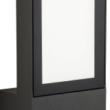 Firstlight Gamay Modern Style LED Lantern 10W Cool White in Graphite and Opal 2