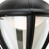 Firstlight Unite Traditional Style LED Uplight Lantern 9W PIR Sensor Warm White in Black and Opal 2