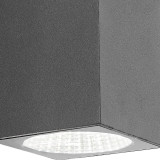 Firstlight Dino Modern Style LED Up and Down Up and Down Light 6W Cool White Graphite 2