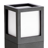 Firstlight Evo Modern Style LED 650mm Post Light 15W Warm White in Graphite and Opal 2