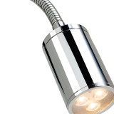 Firstlight Orion Modern Style LED Flexi Wall Spotlight 4W with On/Off Switch Chrome 2