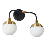 Spa Lille 2-Light Wall Light Satin Brass 2