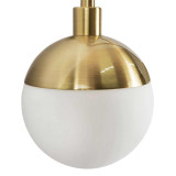 Spa Lille 3-Light Semi-Flush Ceiling Light Satin Brass 2