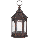 Outside In LED Firefly Maroc Battery Operated Lantern Bronze 3