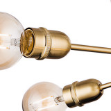 Firstlight Trident Modern Style 6-Light Semi-Flush Ceiling Light Brushed Brass 2
