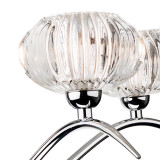 Firstlight Lisbon Style 5-Light Semi-Flush Ceiling Light in Chrome and Clear Decorative Glass 2